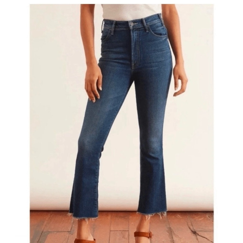 MOTHER Dark Blue Flare Jeans